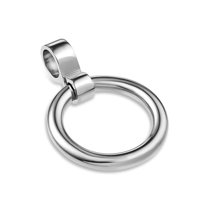 Infinity O-Ring Pendant - Titanium