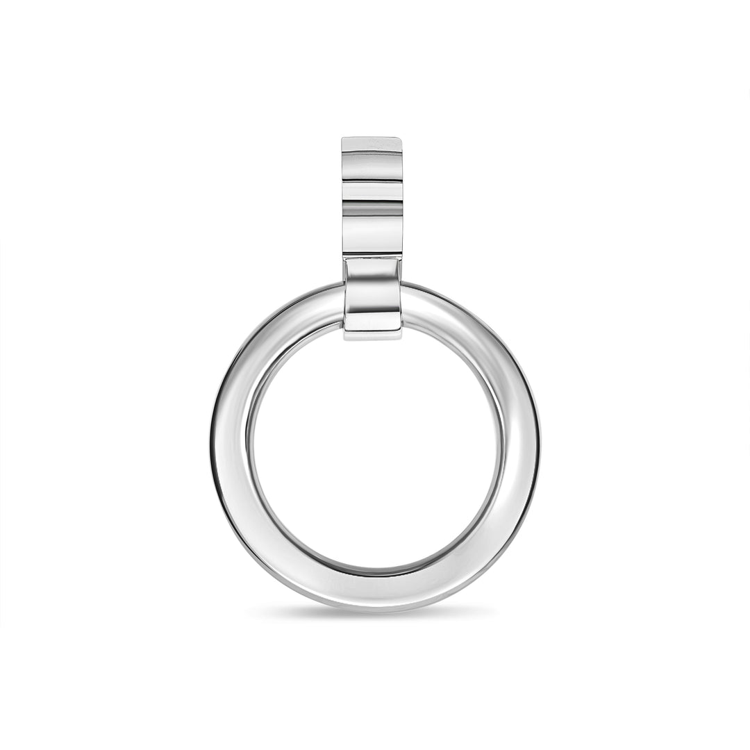 Infinity O-Ring Pendant - Titanium