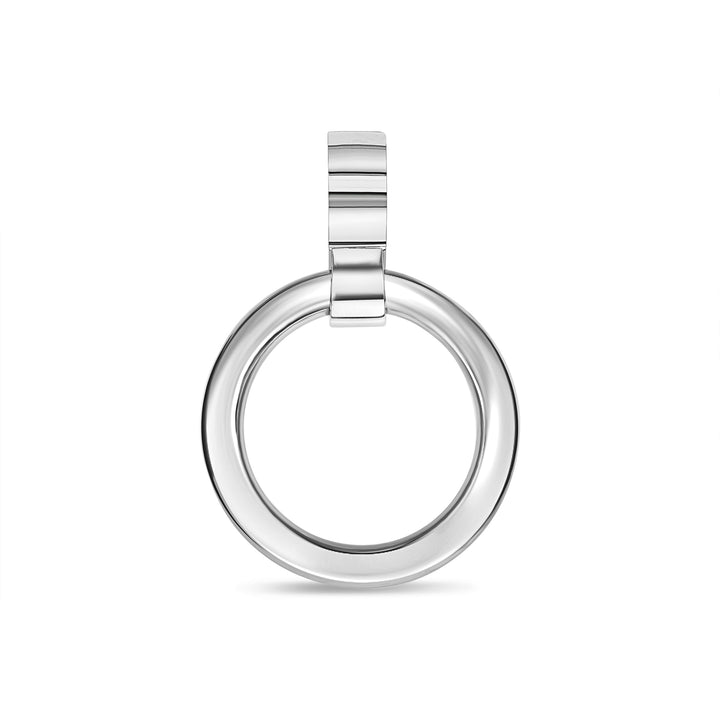 Infinity O-Ring Pendant - Titanium